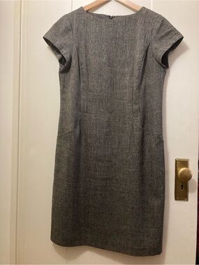 Lightweight Black/White Summer Dress, Size 12*